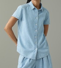 Closed Kurzarm Jeans Hemd hell