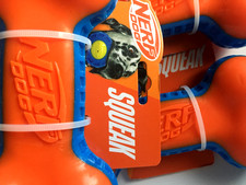 Nerf Hundespielzeug Quietschknochen squeaken Dog Toy blau orange 17,5cm ND1002