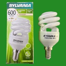 1x 12W (=50W) Sylvania CFL