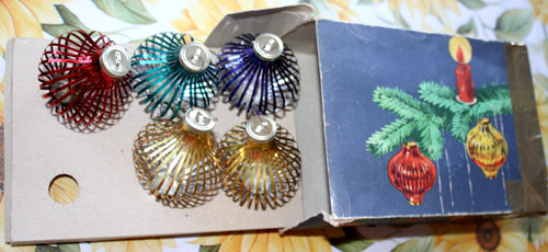 5stück ddr christbaumkugeln - 5stück,