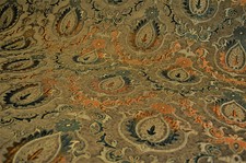 Möbelstoff Bezugstoff Polsterstoff Meterware Stoff Jacquard Ornament Barock Rank