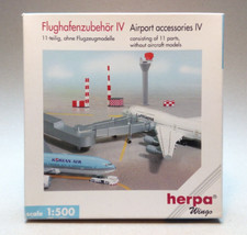 Herpa Wings 519618 Flughafenzubehör IV Airport accessoires 11-teilig 1:500