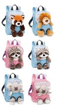 NICI - Rucksack mit Plüschtier - Koala Waschbär Löwe Panda