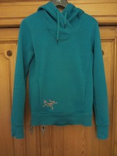 Arcteryx  Hoodie mit Kapuze - gut erhalten - Gr.  S/M - Türkis Blau