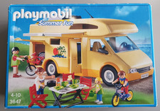 PLAYMOBIL SUMMER FUN 3647 - 1 FAHRRADSTÄNDER FEHLT 1 TISCH UND 1 SCHACHTEL SARDINE