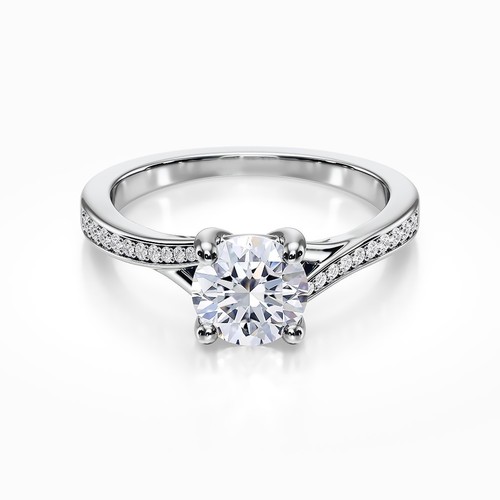 Designer 14k weißgold - designer, ring