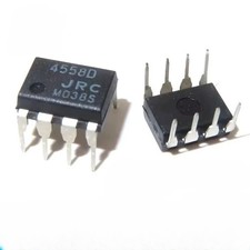 4558D Dual Op-Amp IC JRC4558 Audio Operationsverstärker DIP-8 NJM4558