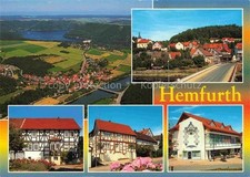 Hemfurth-Edersee Edertal Hessen Teilansichten Fachwerkhaeuser Luftaufnahme
