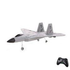 Gebraucht - RC ferngesteuertes Jet Flugzeug F22, 2.4GH Militär Modell Flieger Au