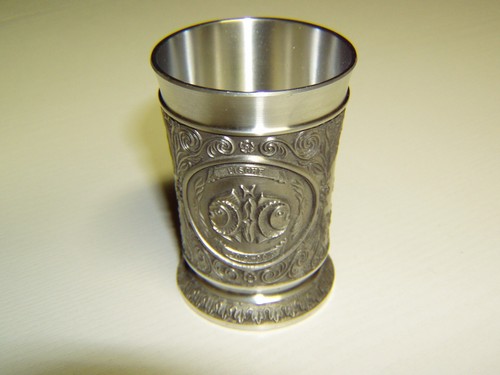 Ddr zinnbecher schnapsbecher - ddr,