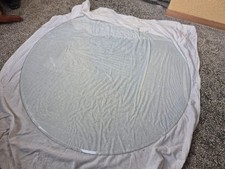 Kaminofen Glas Bodenplatte Funkenschutzplatte Kreisabschnitt 1100x950