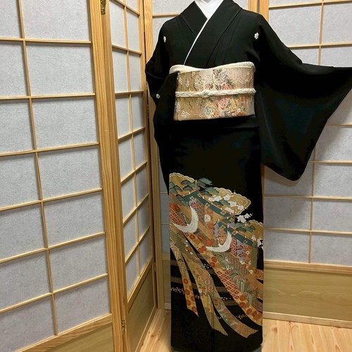 6105 japanischer tomesode - 6105#,