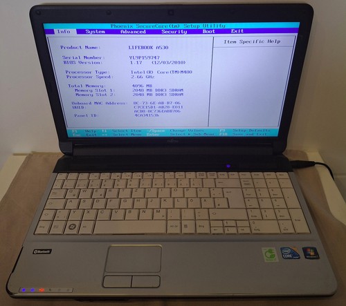 Fujitsu siemens lifebook a530 - lifebook,