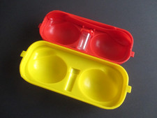 DDR, originale Eierbox mit Salzstreuer und 2 Löffel, kaum benutzt !!!