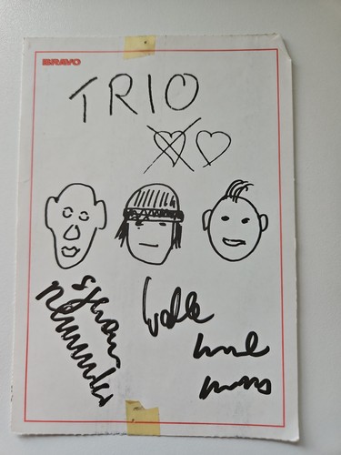 Trio autogrammkarte bravo - -,