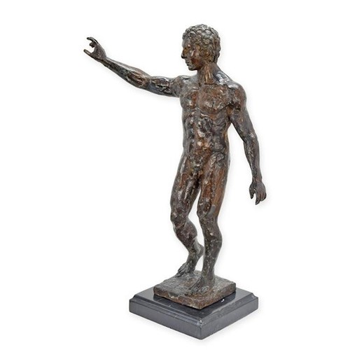 Bronze der nackte adam - nackte, ein