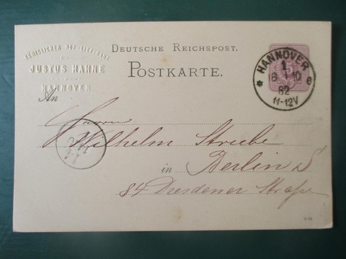 Postkarte justus hahne - justus,