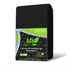 2er PACK JERSEY Kissenbezug Seitenschläferkissen 100% BW 160 Gr/m² Kissenhülle