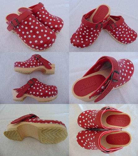 Sanita clogs rot weiß - sanita,