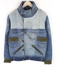 DESIGUAL Damen Jeansjacke Blau