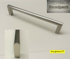 Furnipart Möbelgriff Bügelgriff Br 170mm  LA 160, Zinkdruckguss Edelstahl Effekt