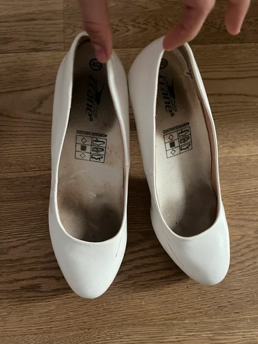 Plateau high heels weiß - heels, gr