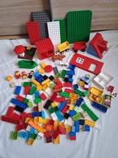 Lego DUPLO Konvolut: Haus Tiere Bauernhof Figuren Möbel Steine Platten Dach Boot