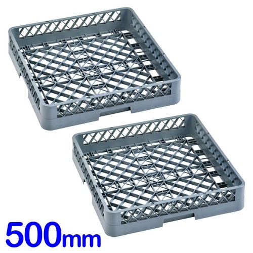 Eckige offene glasregale 2er - offene,