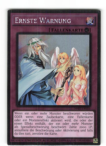 Yugioh ernste warnung - ernste,