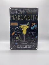 Blechschild Cocktail Margarita