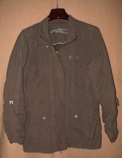 Damen-Sommerjacke v. CECIL, Oliv, Gr. L, getragen