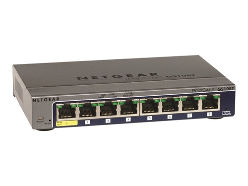Netgear gs108t 200nas switch - netgear, gs108t-200nas