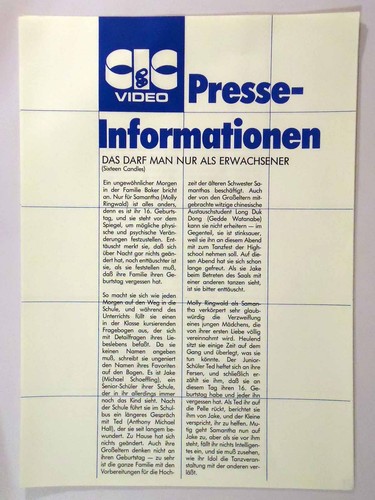 Das darf man - , als