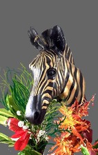 Zebra Kopf Büste