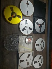 6 alte Alu Tonbandspulen, Akai, BASF, Telefunken