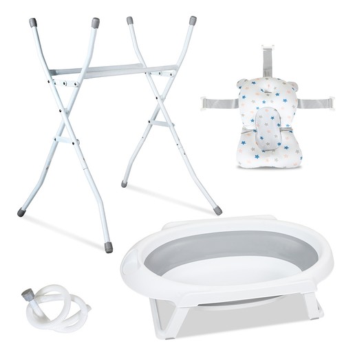 Faltbare babybadewanne mit - faltbare,