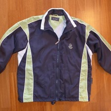 hübsche Sportjacke Gr. 20 von Linea Primero - schwarz/hellgrün - Zipper