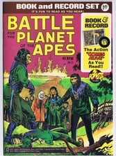 BOOK AND RECORD 21 PLANET OF THE APES US Comic '74 INCL. RECORD - VERY HI-GRADE