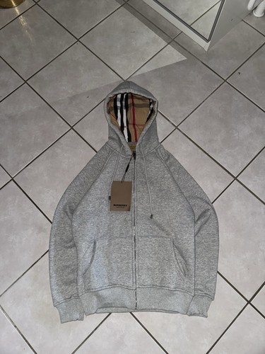Burberry zip hoodie m - hoodie,