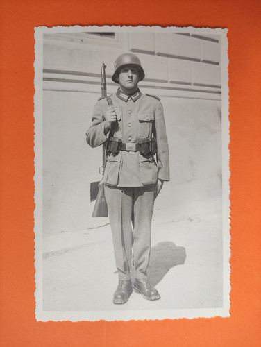 Postkarte soldat ca 1940 - postkarte,