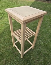 Massivholz Beistelltisch /