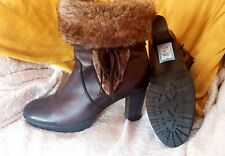 Tolle sexy Caprice highheel Stiefelette 39 Echt Leder Braun w. Neu HSE 