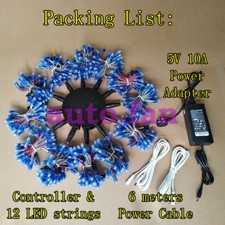 Sound to Light LED RGB strings by Android bluetooth-control #F7