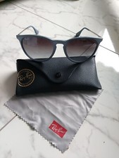 RAY-BAN Damen Sonnenbrille Sunglasses hellblau/grau Farbverlauf 