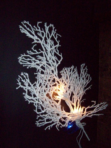 Dekozweig beleuchtet - beleuchtet,