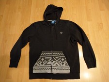 ADIDAS SWEATJACKE ZIPPER TRAININGSJACKE HOODIE L XL XXL SCHWARZ  ZX 8000 9000
