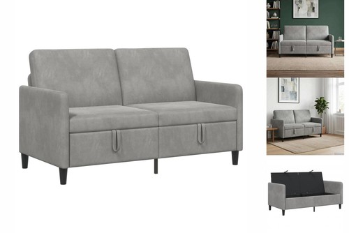 Sofa mit stauraum - mit, hellgrau
