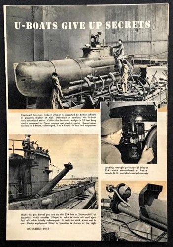 Nazi boat secrets 1945 - u-boat,