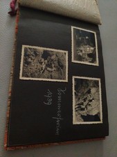 Altes Fotoalbum mit  139 Fotos von 1937 bis 1954