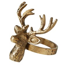 Serviettenring Hirsch Geweih Jagd Edel Elegant Essen Tischdeko Esstisch Deko
